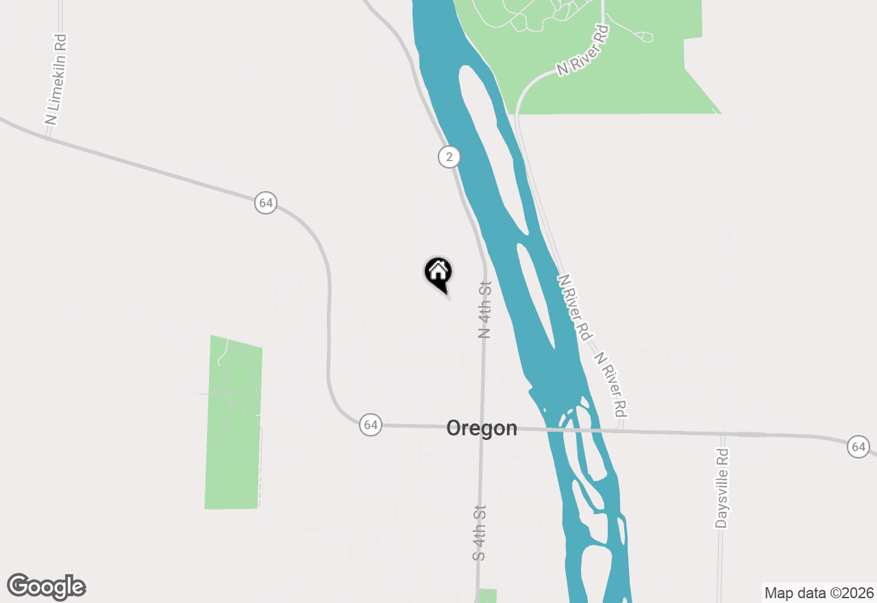 Map of 506 N 6th Street, Oregon, IL 61061