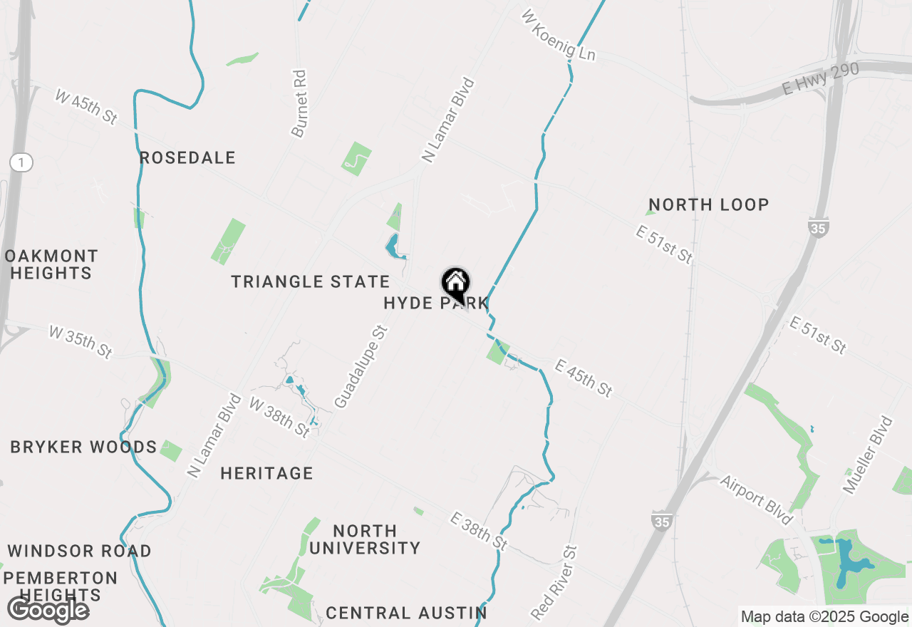 Map of 4500 Avenue D Ave #B, Austin, TX 78751