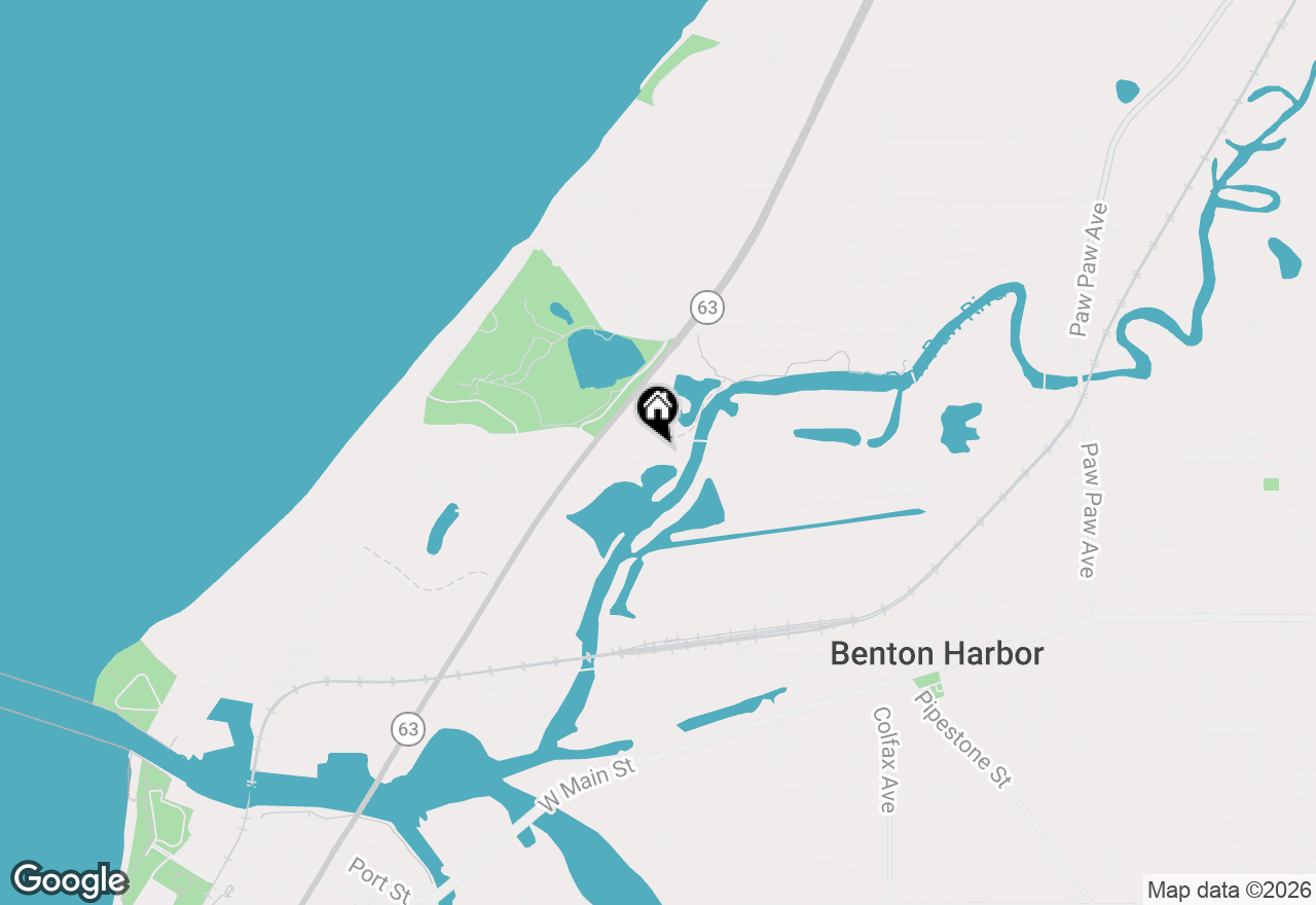 Map of 585 Beachwood Path, Benton Harbor, MI 49022