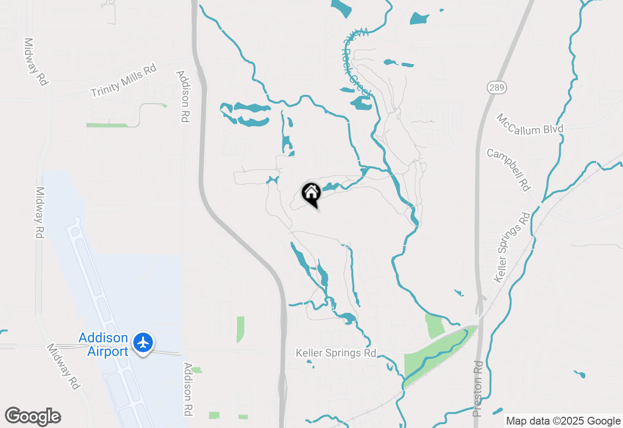 Map of 5219 Westgrove Place, Dallas, TX 75248