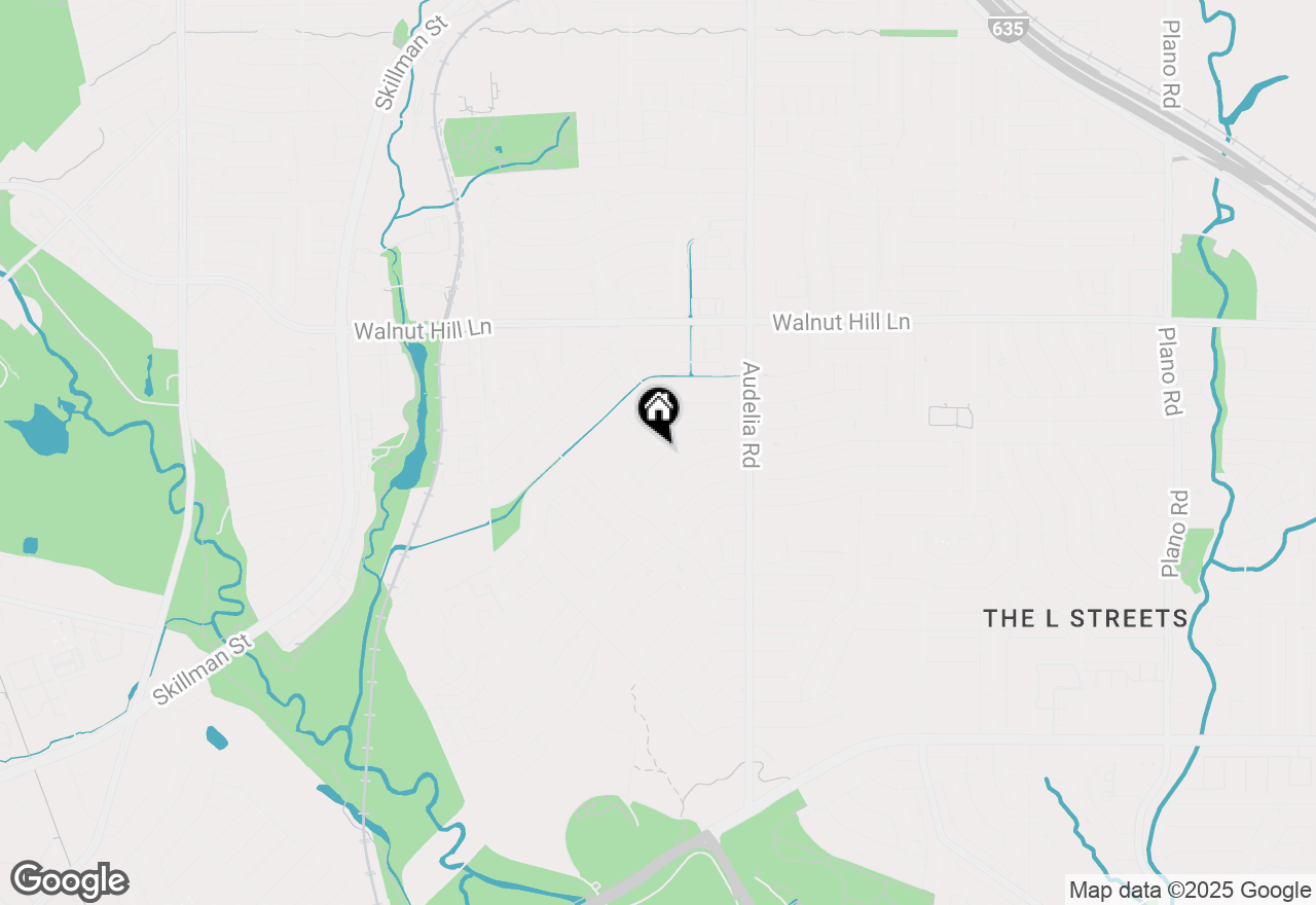 Map of 9624 Bellewood Drive, Dallas, TX 75238