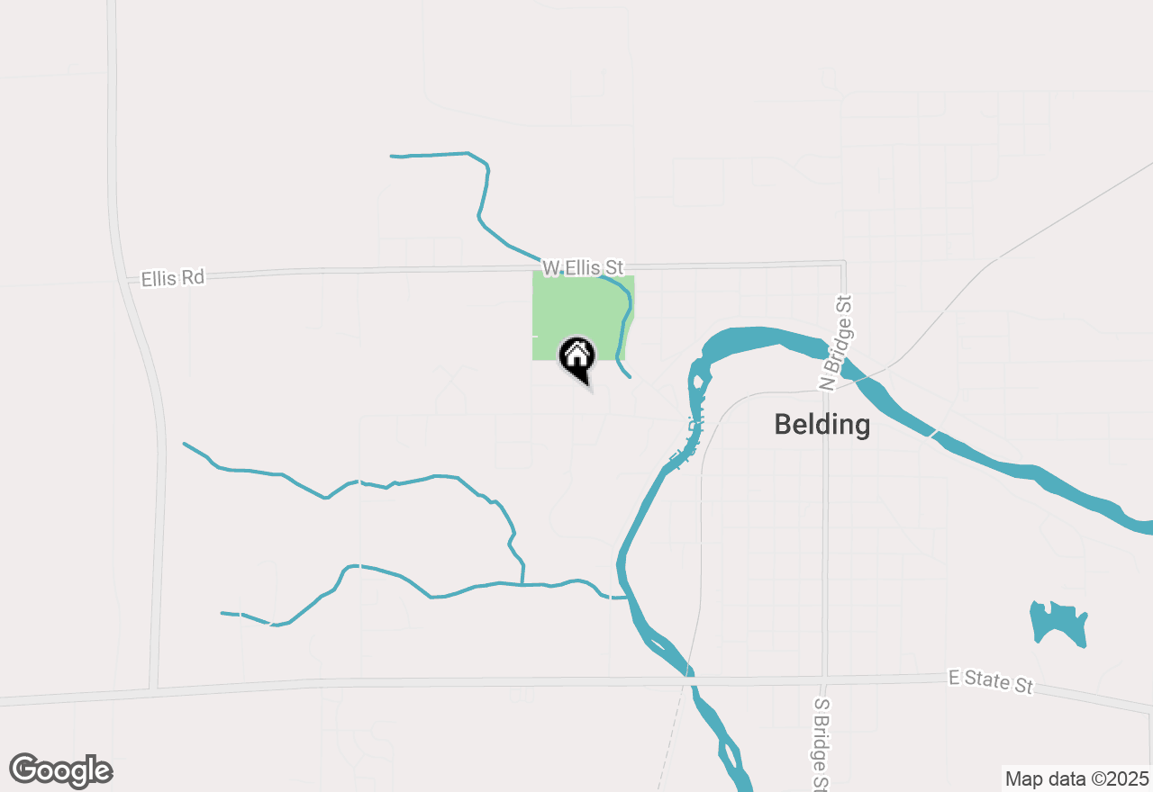 Map of 933 Masonic Avenue, Belding, MI 48809