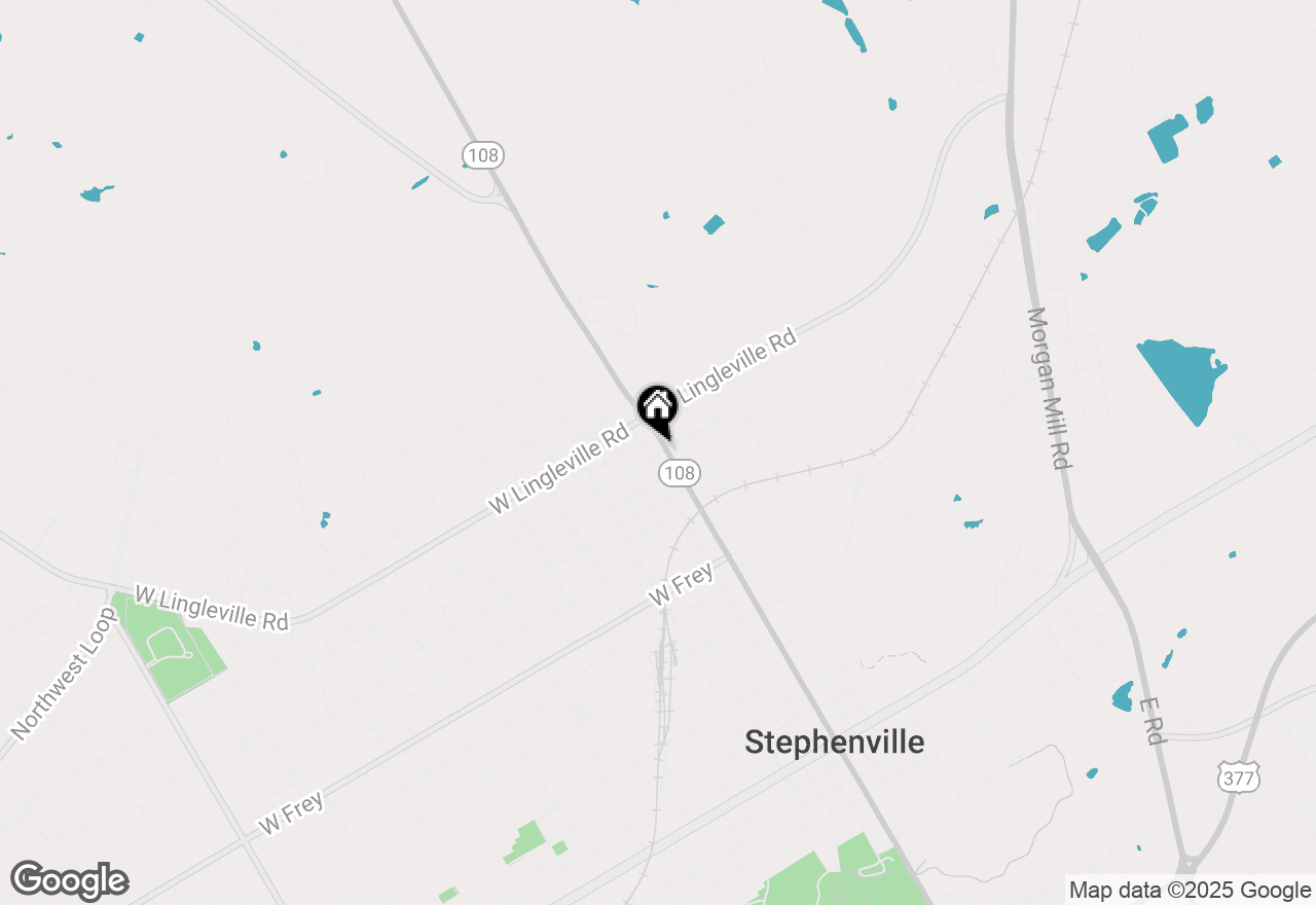 Map of 135 W Park Street, Stephenville, TX 76401