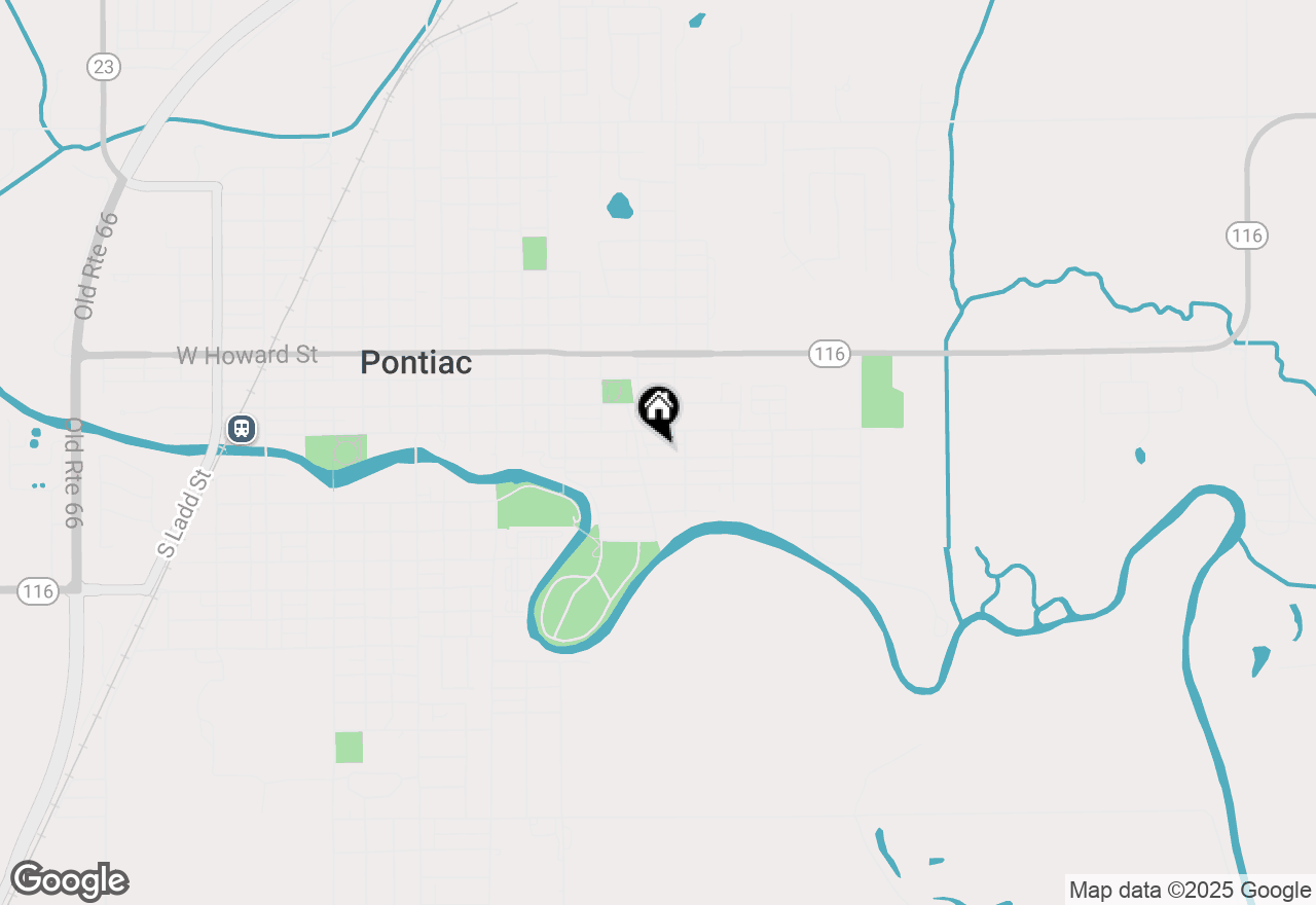 Map of 413 E Timber Street, Pontiac, IL 61764