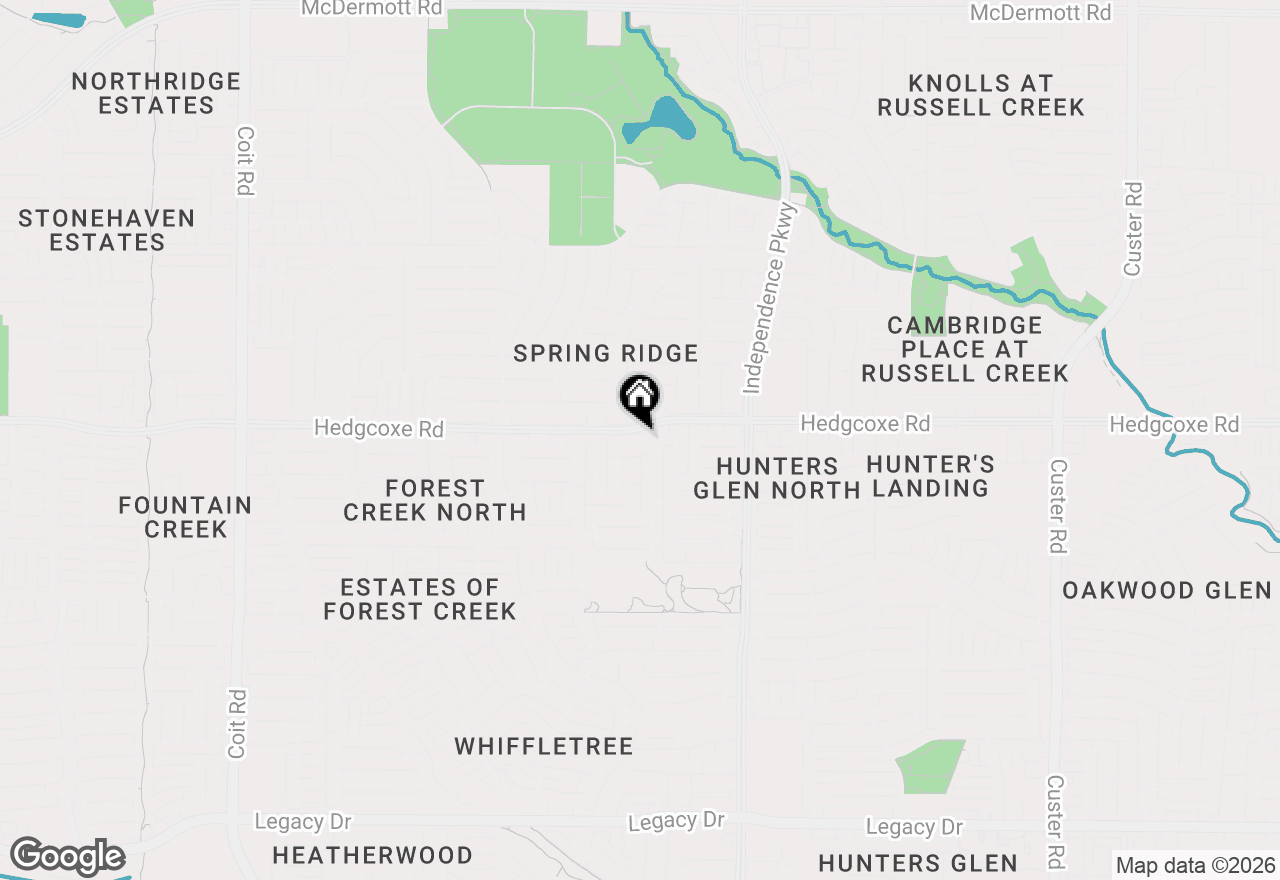 Map of 3309 Patriot Drive, Plano, TX 75025