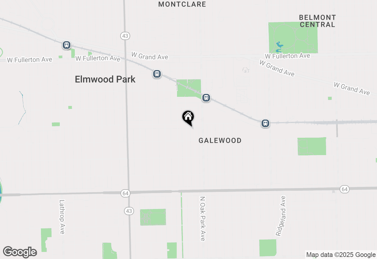 Map of 1941 N New England Avenue, Chicago, IL 60707