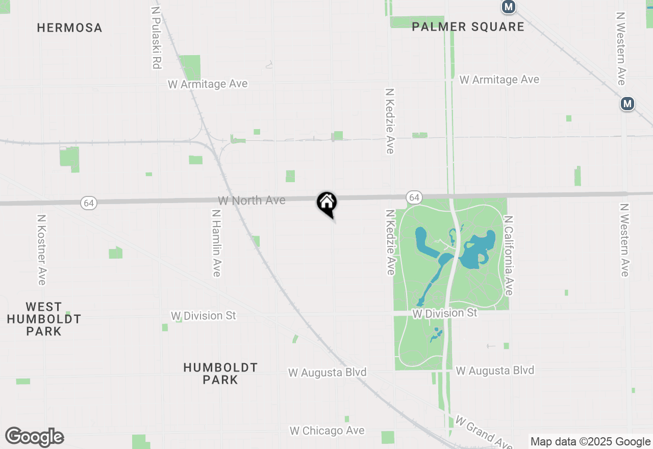 Map of 3408 W Le Moyne Street, Chicago, IL 60651