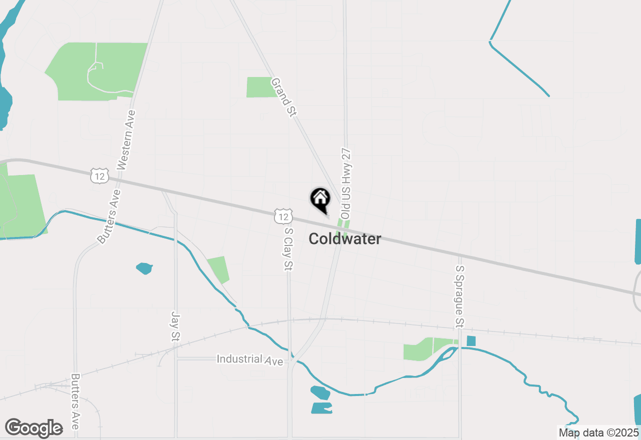 Map of 34 W Chicago Street, Coldwater, MI 49036