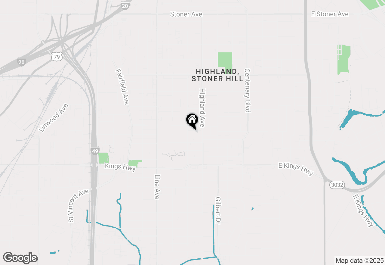 Map of 540 Wilkinson Street, Shreveport, LA 71104