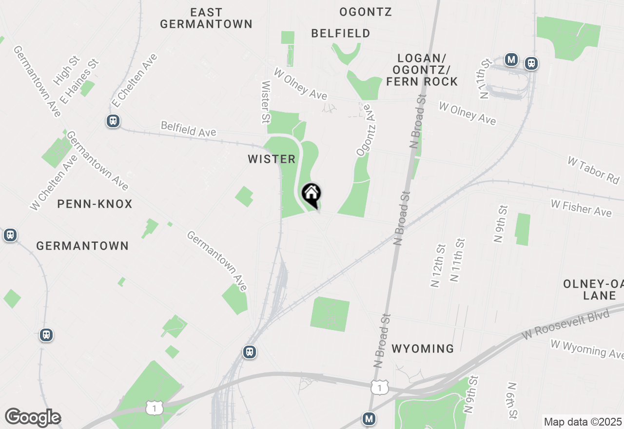 Map of 1862 Lindley Avenue, Philadelphia, PA 19141