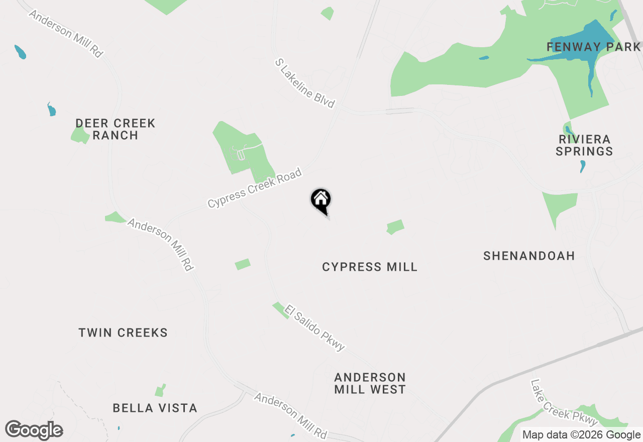 Map of 2442 Madeline Loop, Cedar Park, TX 78613