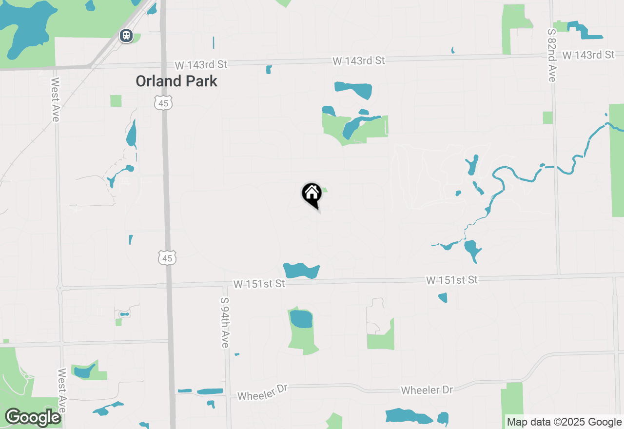 Map of 9132 Clairmont Court #113, Orland Park, IL 60462