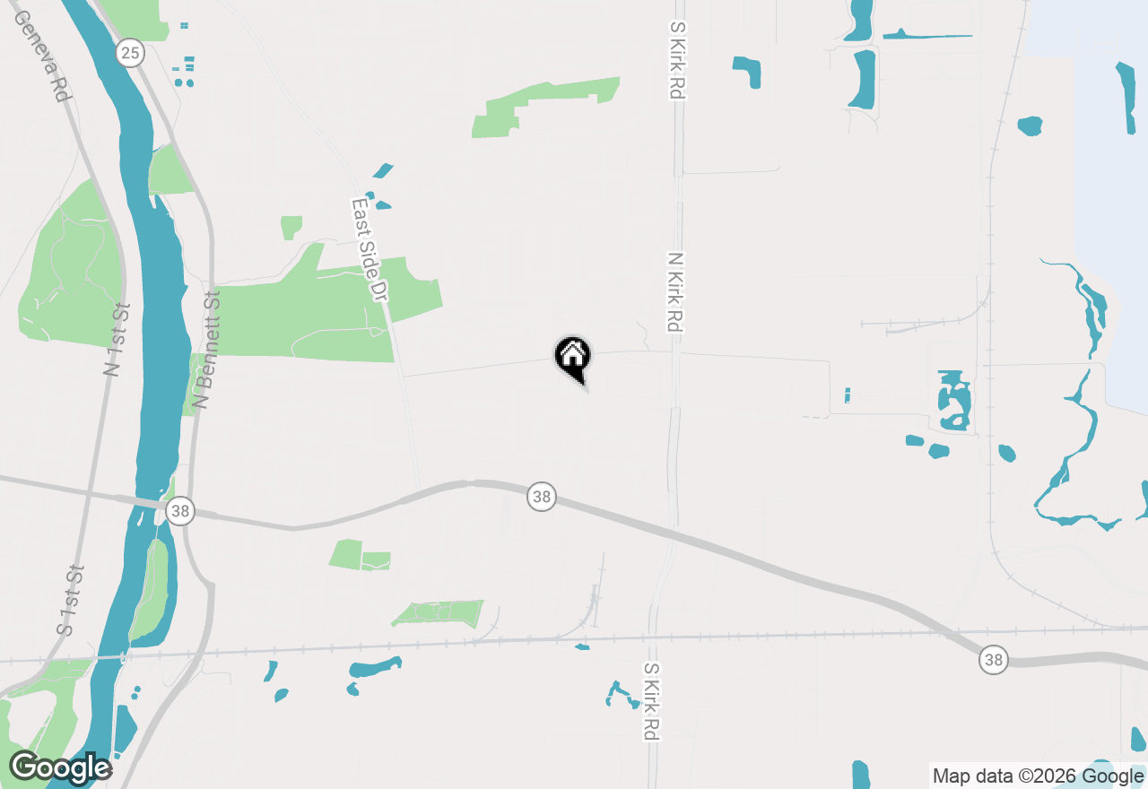 Map of 452 N Glengarry Drive, Geneva, IL 60134