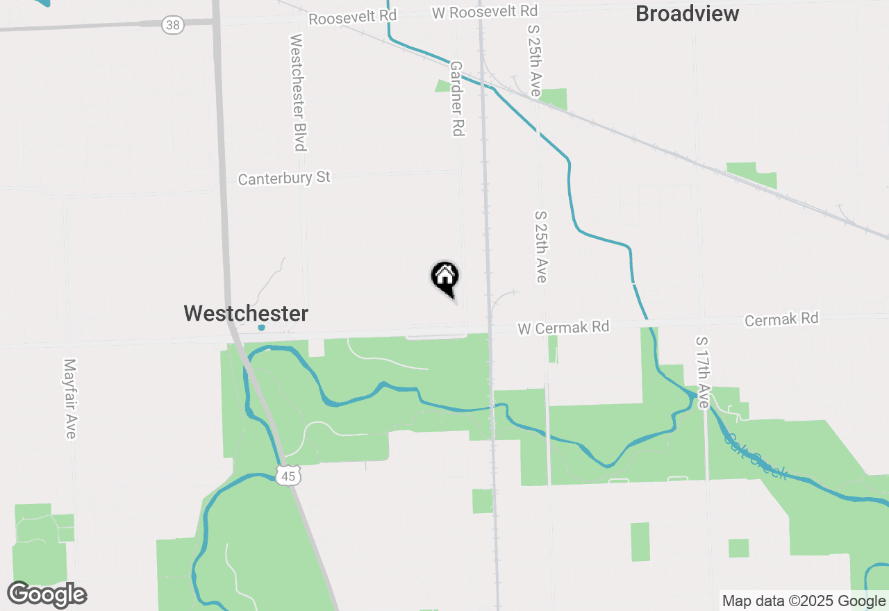 Map of 2142 Bristol Avenue, Westchester, IL 60154