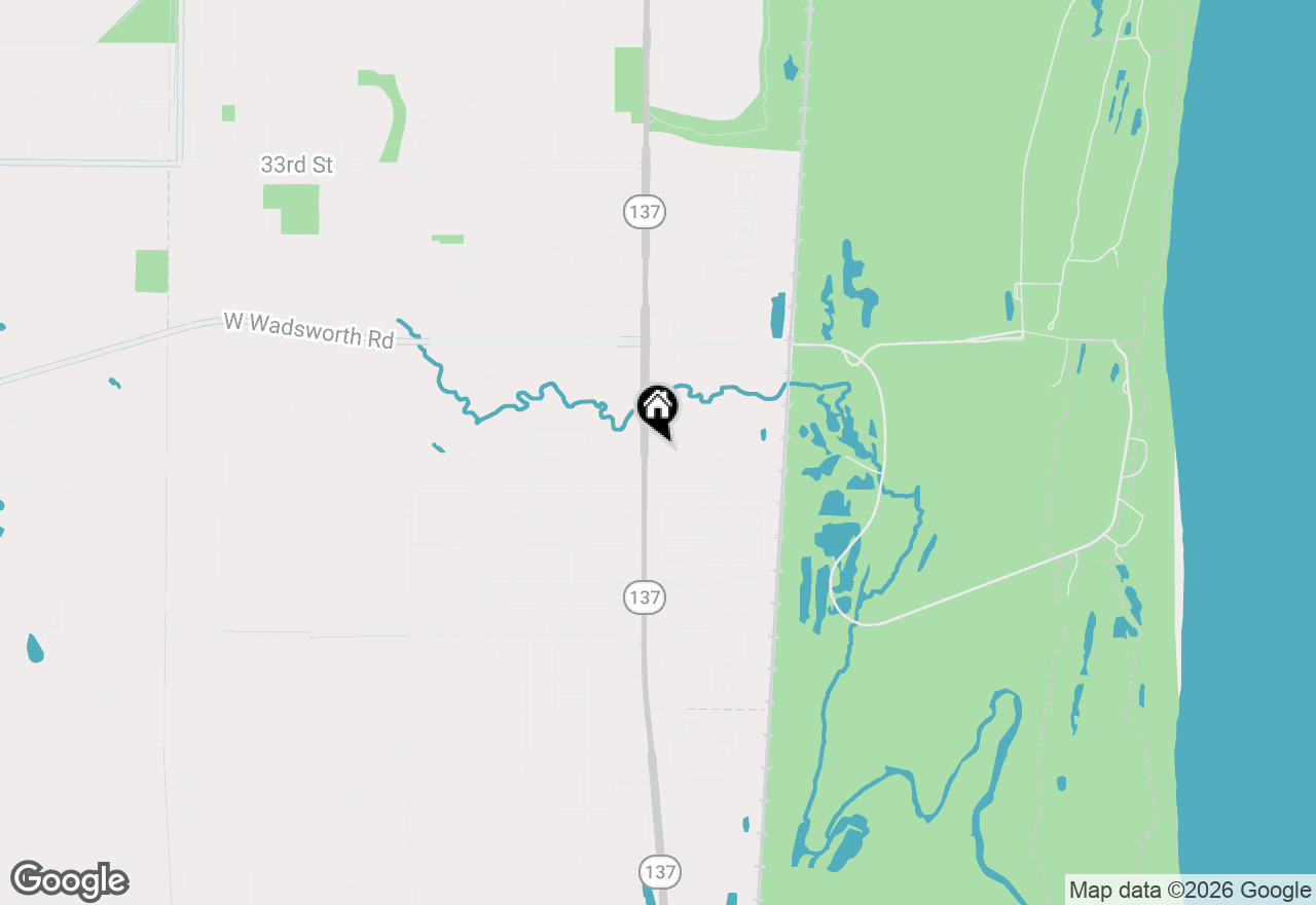 Map of 9970 W Oak Forest Drive, Beach Park, IL 60099