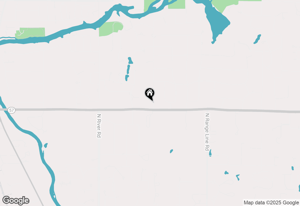 Map of 11233 N Riverland Rd, Mequon, WI 53092