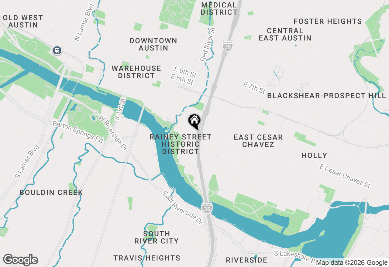Map of 84 East Ave #1309, Austin, TX 78701