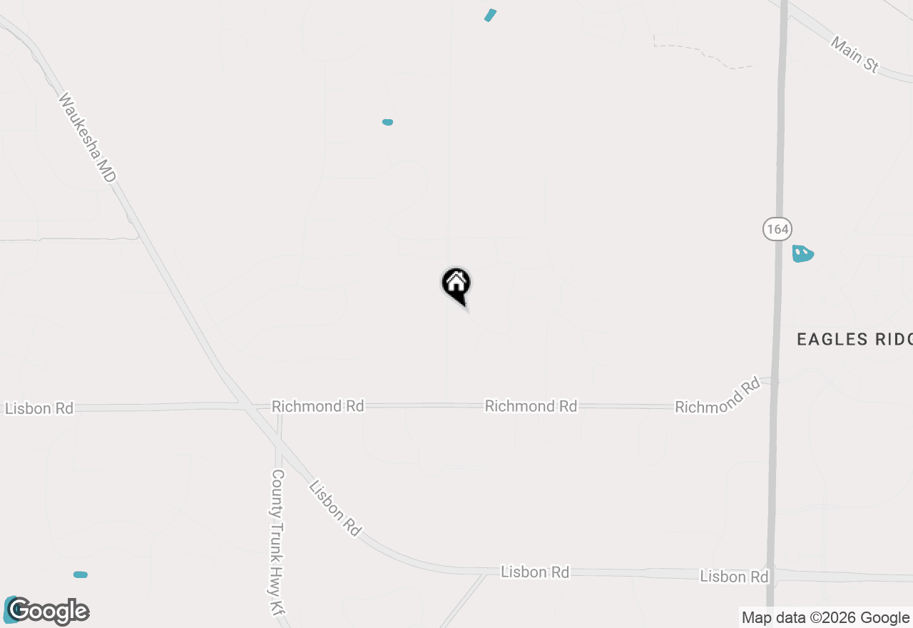 Map of N58W25987 Autumn Way, Lisbon, WI 53089