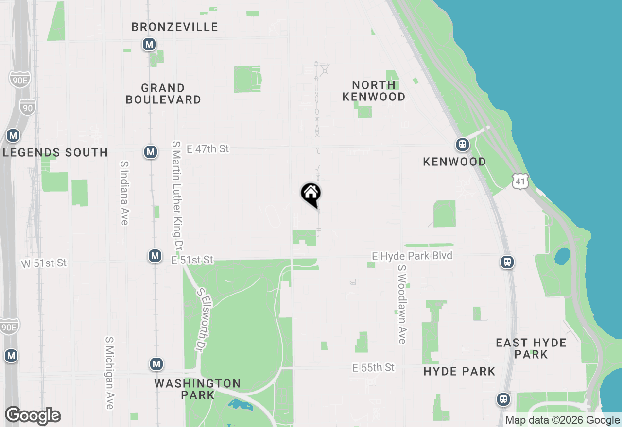 Map of 4926 S Drexel Boulevard #B, Chicago, IL 60615