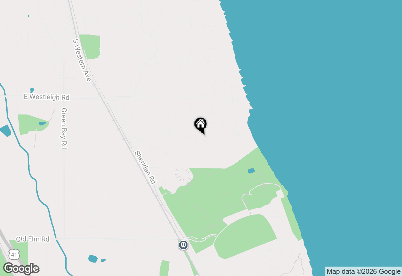 Map of 1170 Turicum Road, Lake Forest, IL 60045