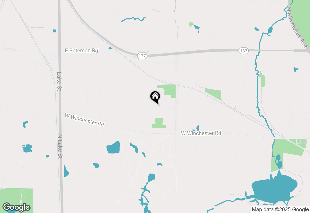 Map of 1604 Eric Lane, Libertyville, IL 60048