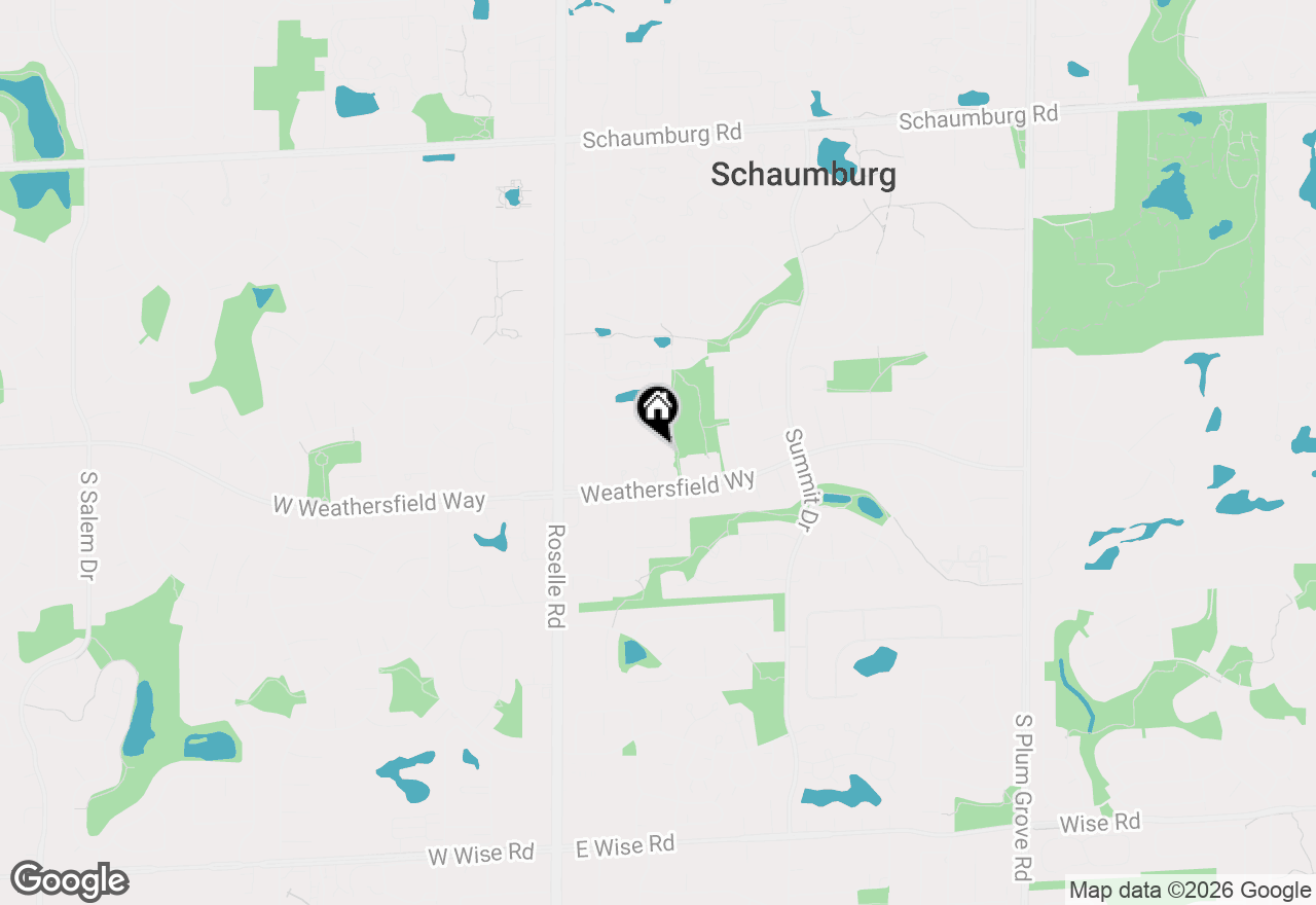 Map of 127 Barrett Lane, Schaumburg, IL 60193