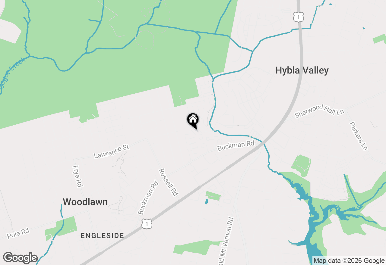 Map of 3815 Burlingame Place #33E, Alexandria, VA 22309