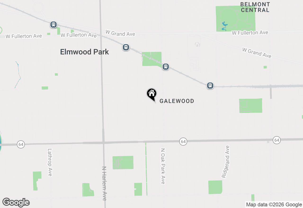 Map of 1849 N New England Avenue, Chicago, IL 60707