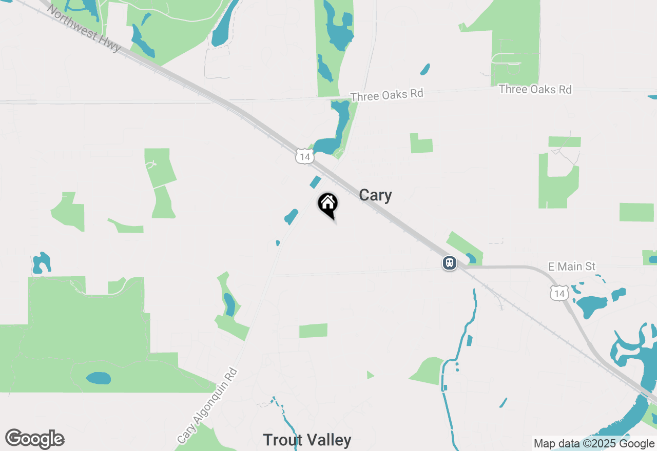 Map of 588 Arthur Drive, Cary, IL 60013