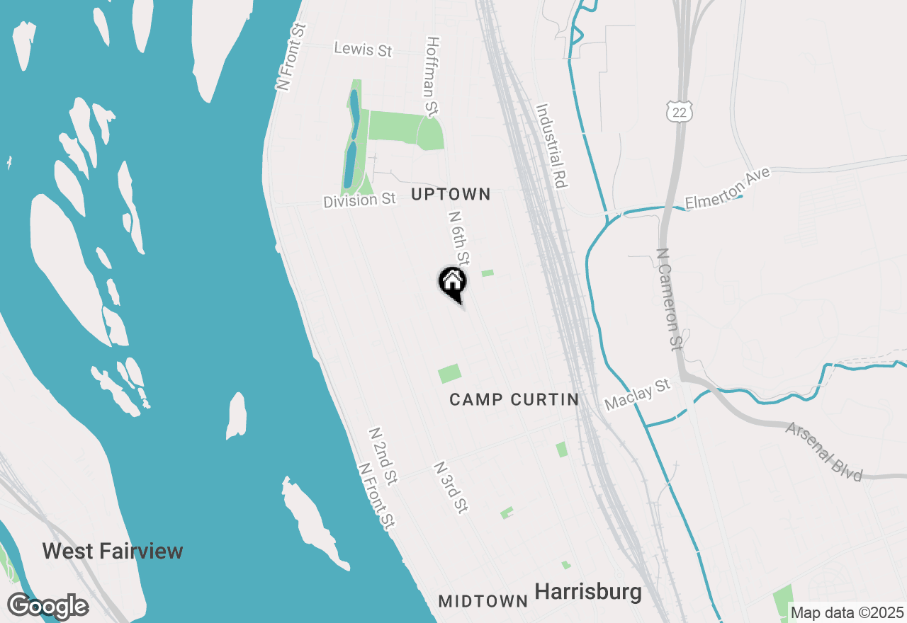 Map of 2456 Reel Street, Harrisburg, PA 17110