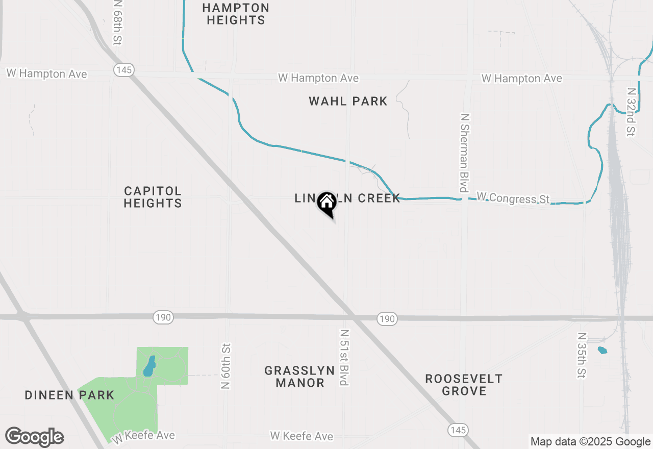 Map of 4309 N 52nd St, Milwaukee, WI 53216