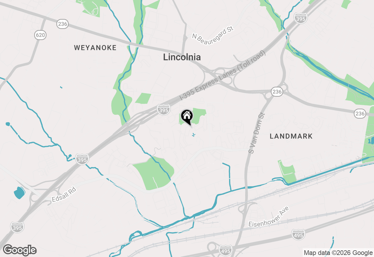 Map of 205 Yoakum Parkway #804, Alexandria, VA 22304