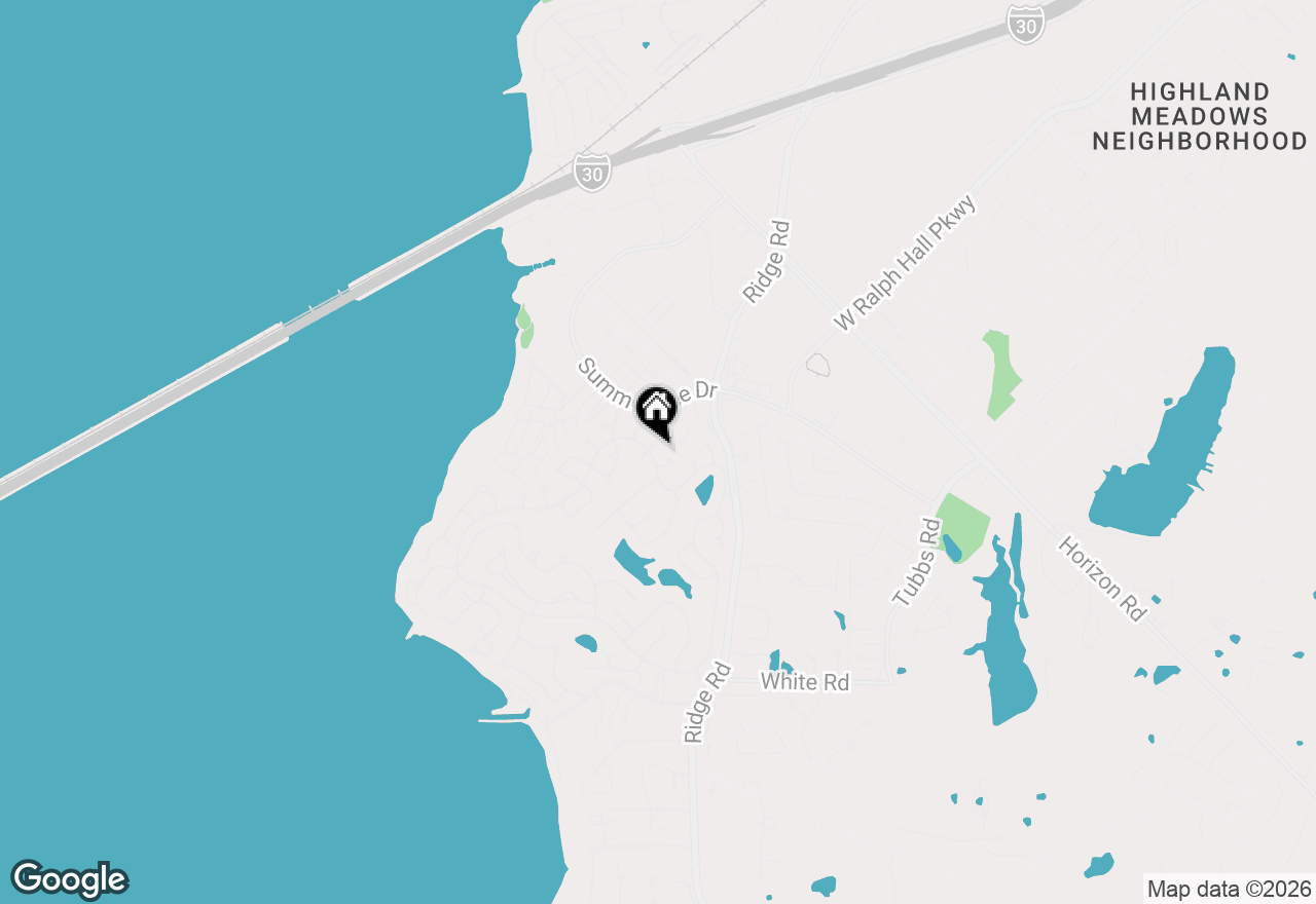 Map of 102 Weatherly Circle, Rockwall, TX 75032