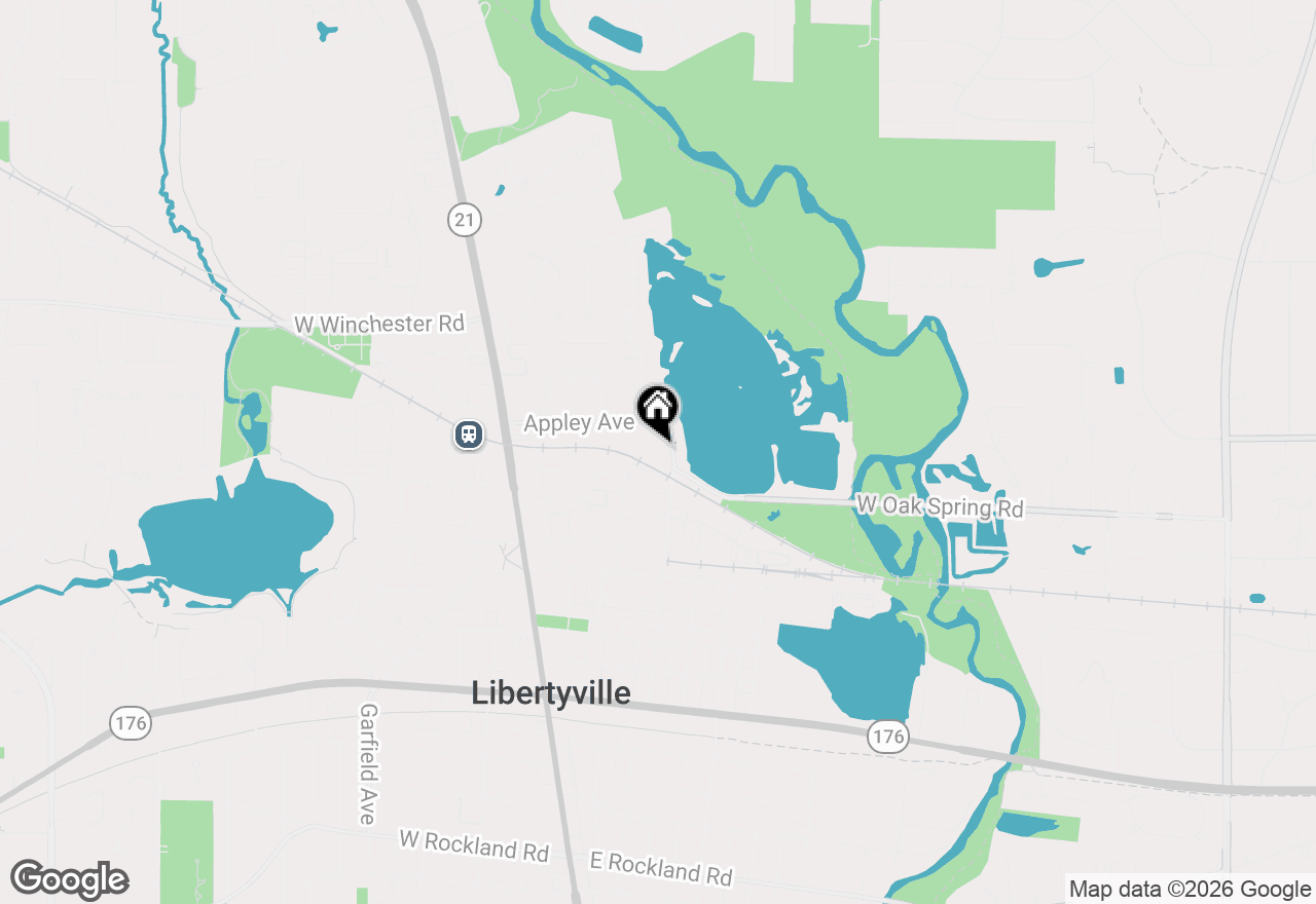 Map of 441 Appley Avenue, Libertyville, IL 60048