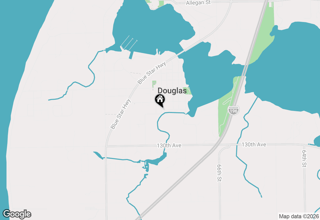 Map of 156 S Union Street, Douglas, MI 49406