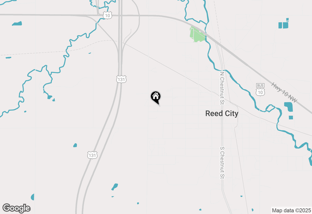 Map of 621 W Upton Avenue, Reed City, MI 49677