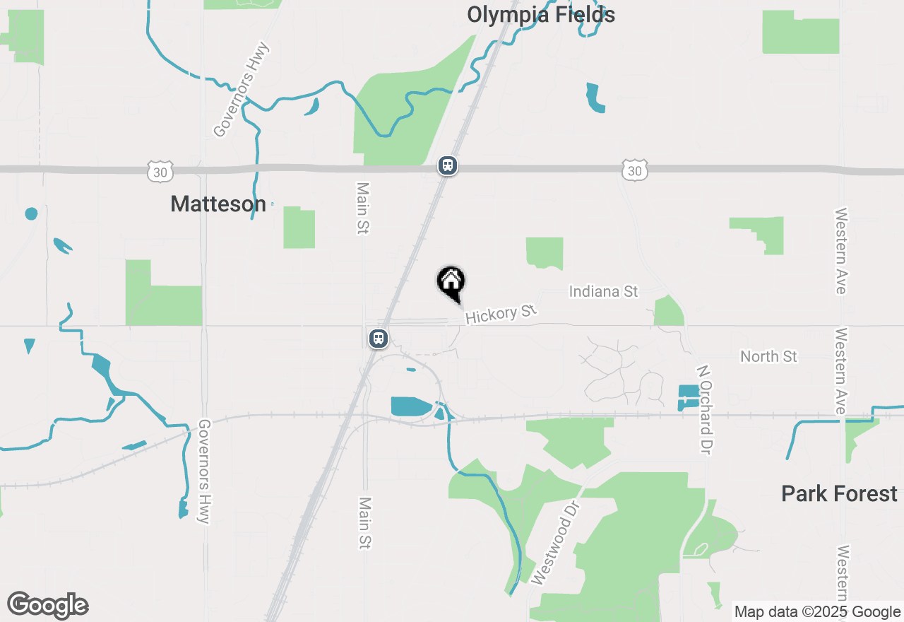 Map of 577 Homan Avenue, Park Forest, IL 60466