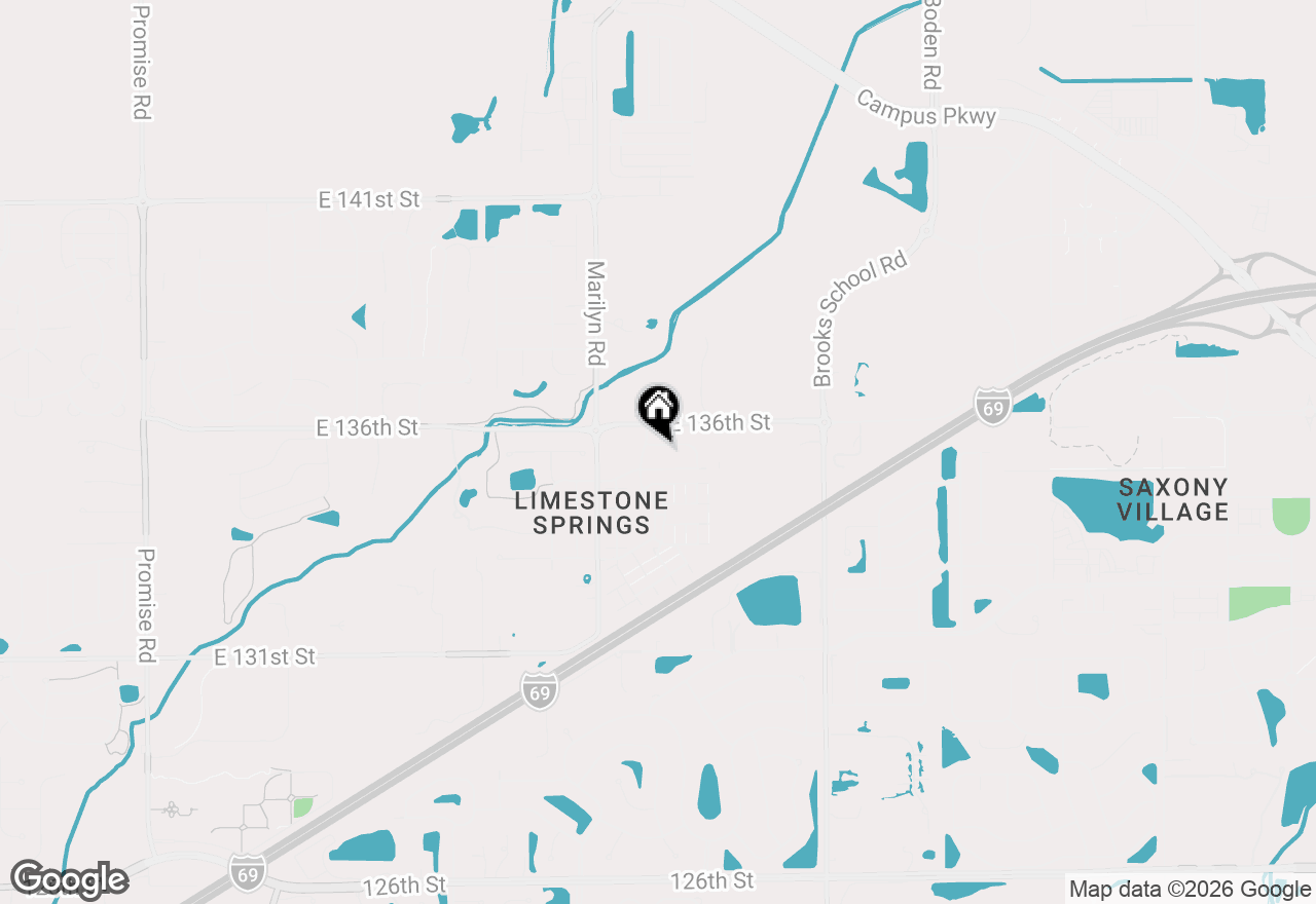 Map of 12141 Halite Lane, Fishers, IN 46038