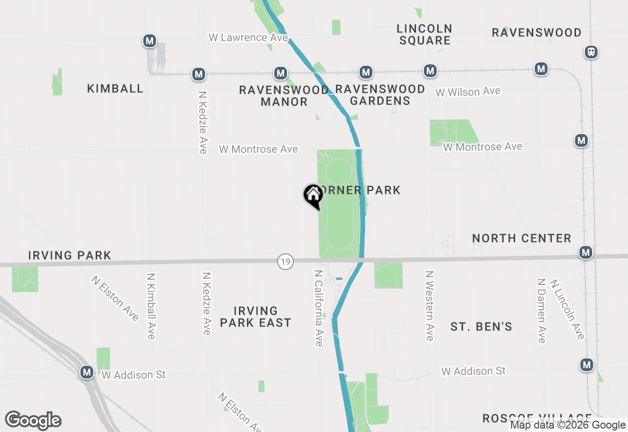 Map of 4136 N California Avenue #201, Chicago, IL 60618