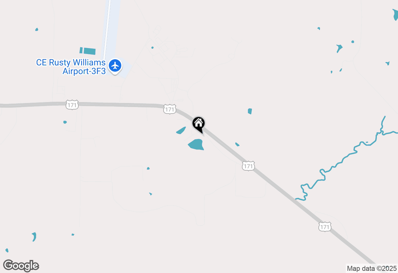 Map of 2033 1st Street, Grand Cane, LA 71032