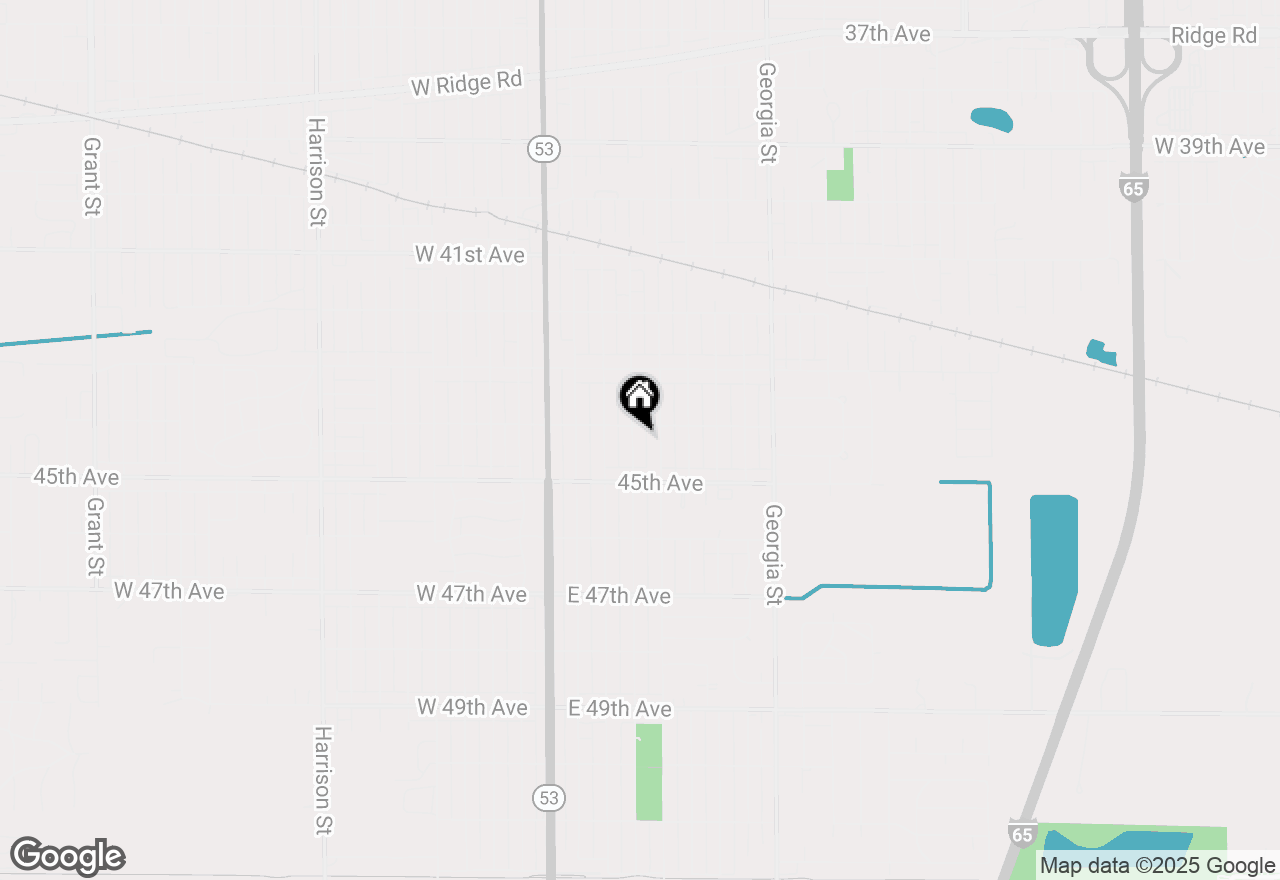 Map of 4421 Pennsylvania Street, Gary, IN 46409