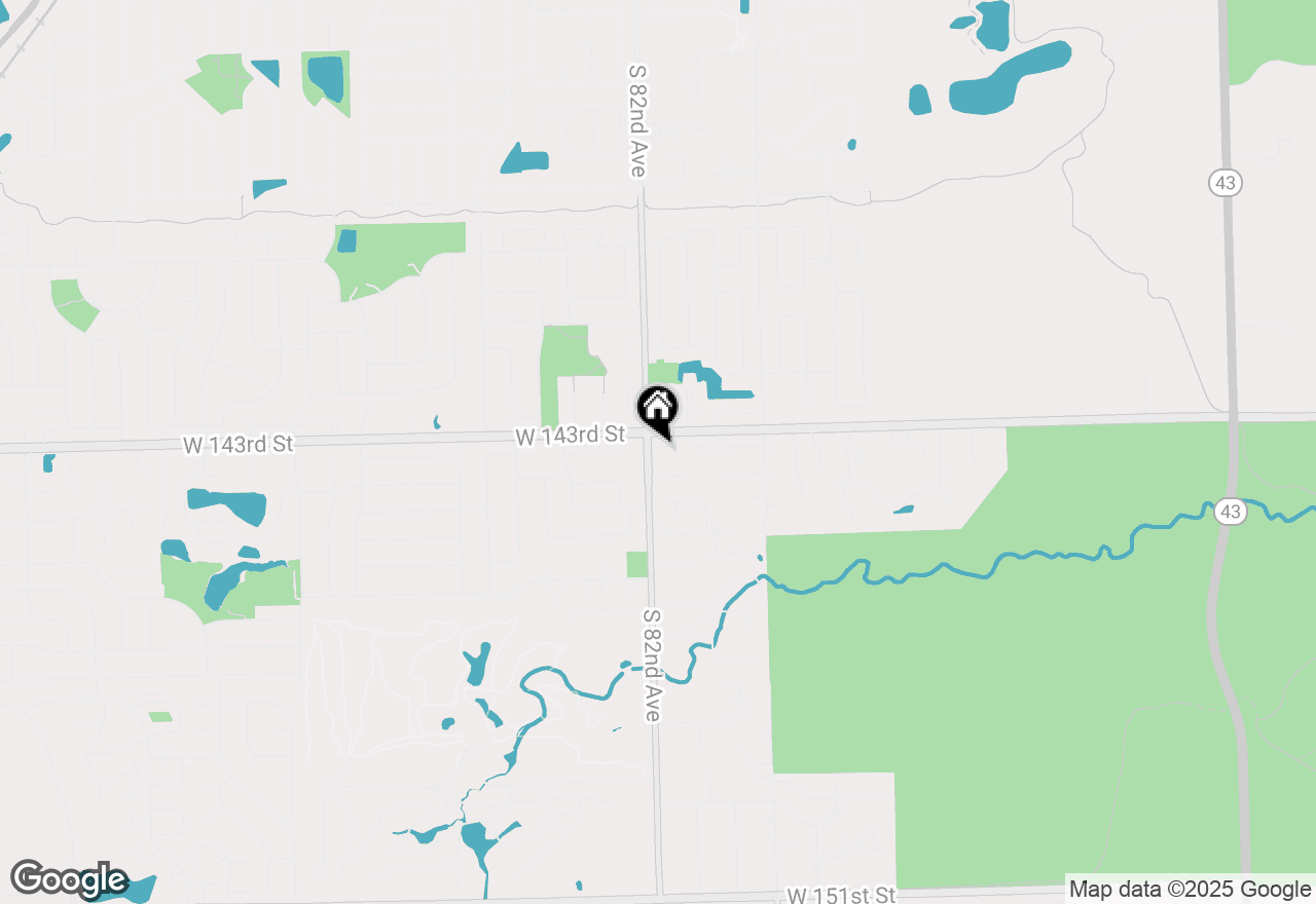 Map of 14311 S 82nd Avenue, Orland Park, IL 60462