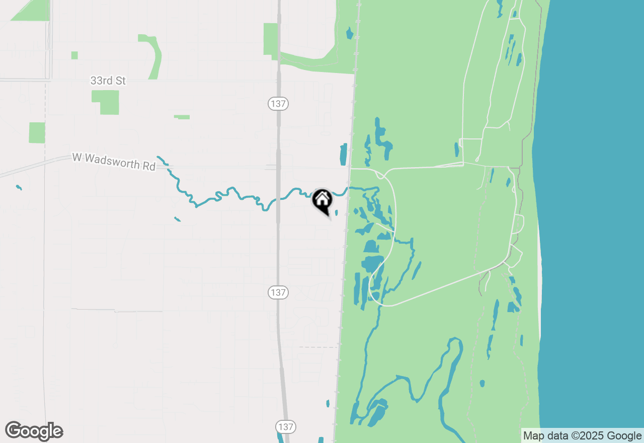 Map of 9802 W Oak Forest Drive, Beach Park, IL 60099