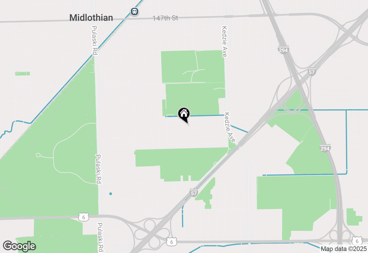 Map of 15331 Cherry Lane, Markham, IL 60428