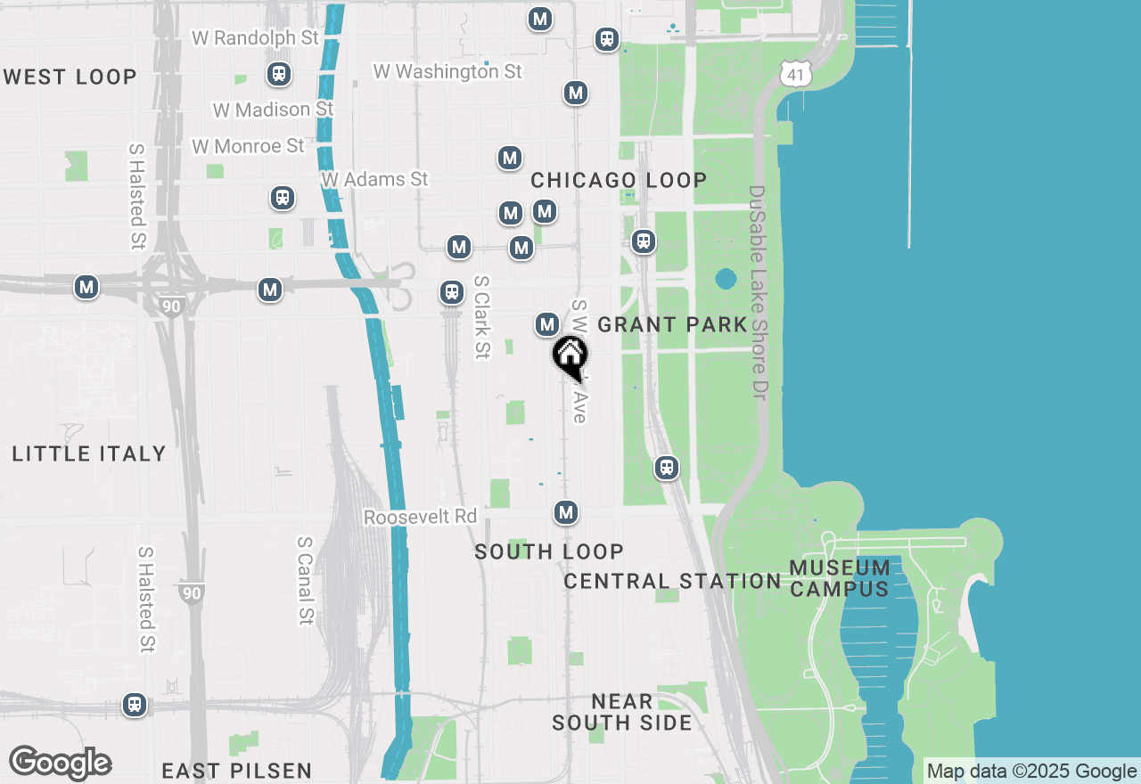 Map of 41 E 8th Street #2C, Chicago, IL 60605