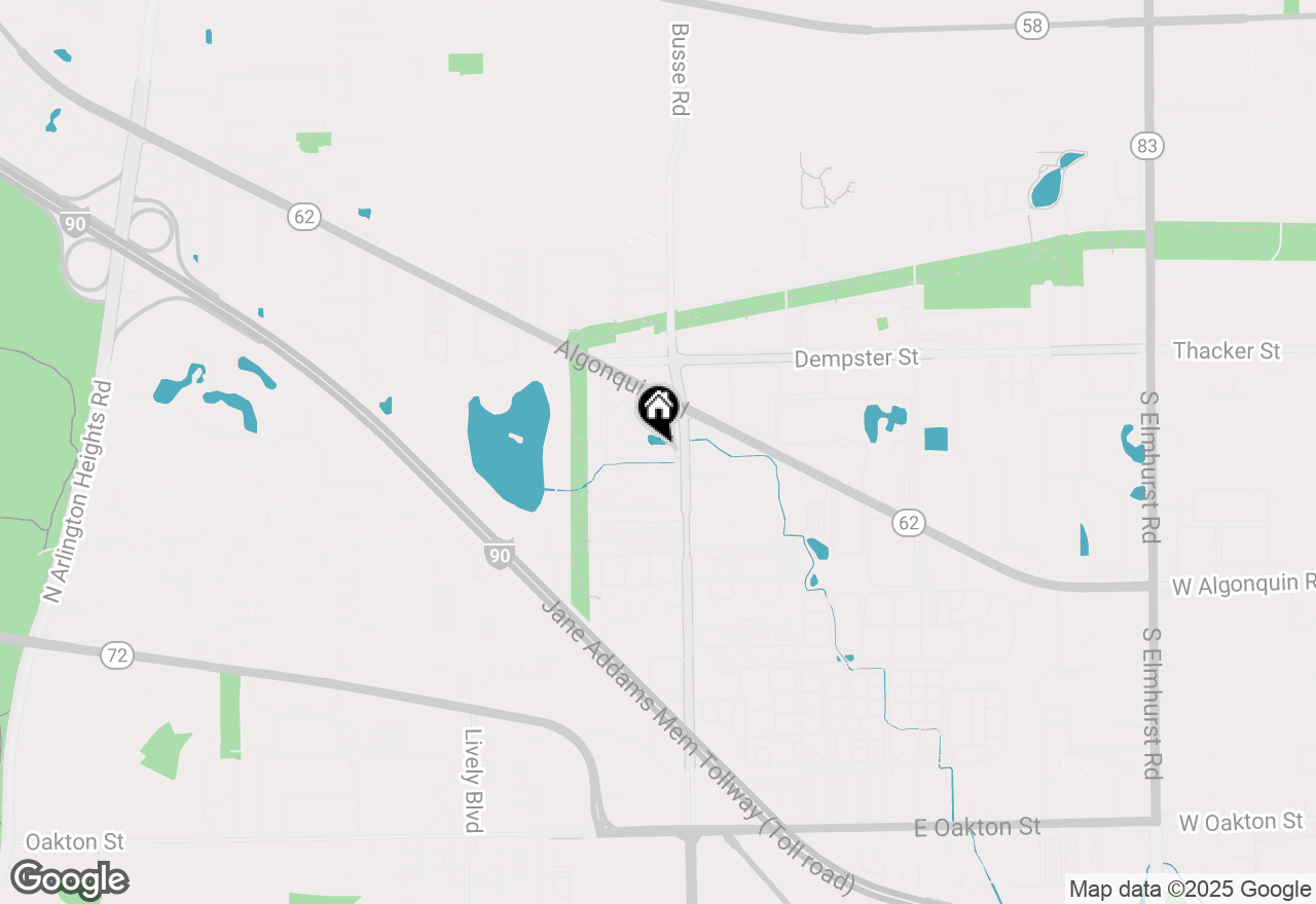 Map of 1777 W Crystal Lane #205, Mount Prospect, IL 60056
