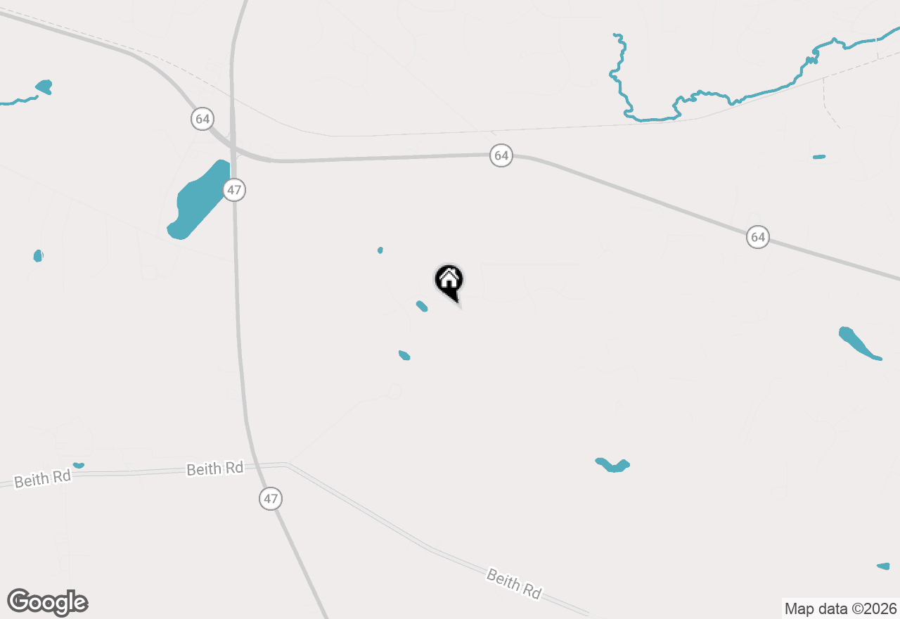 Map of 43W683 Hawkeye Drive, Elburn, IL 60119