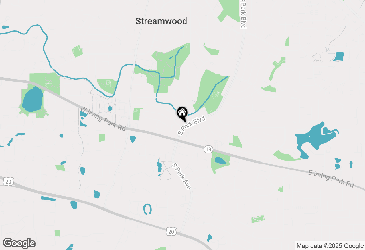 Map of 1010 S Park Boulevard, Streamwood, IL 60107