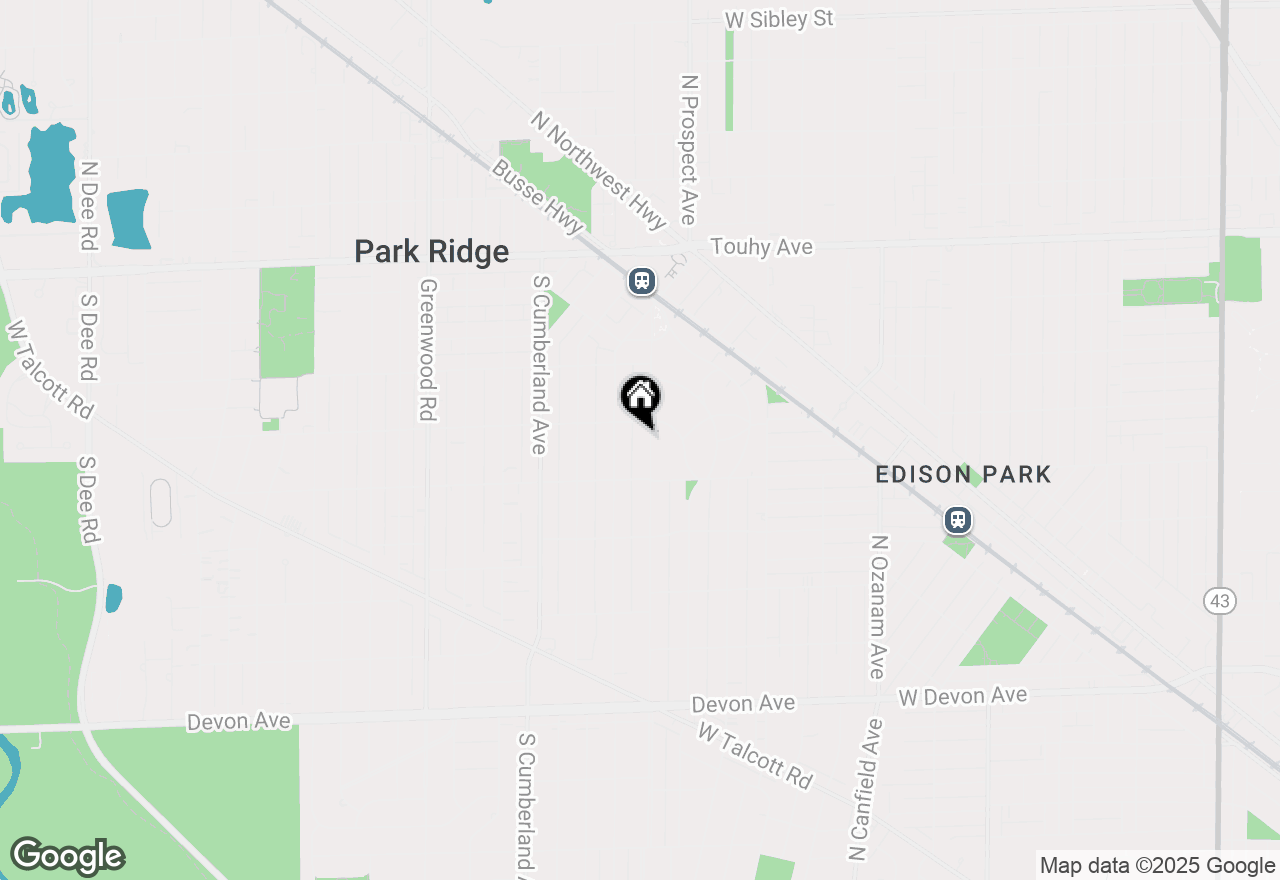 Map of 432 Courtland Avenue, Park Ridge, IL 60068