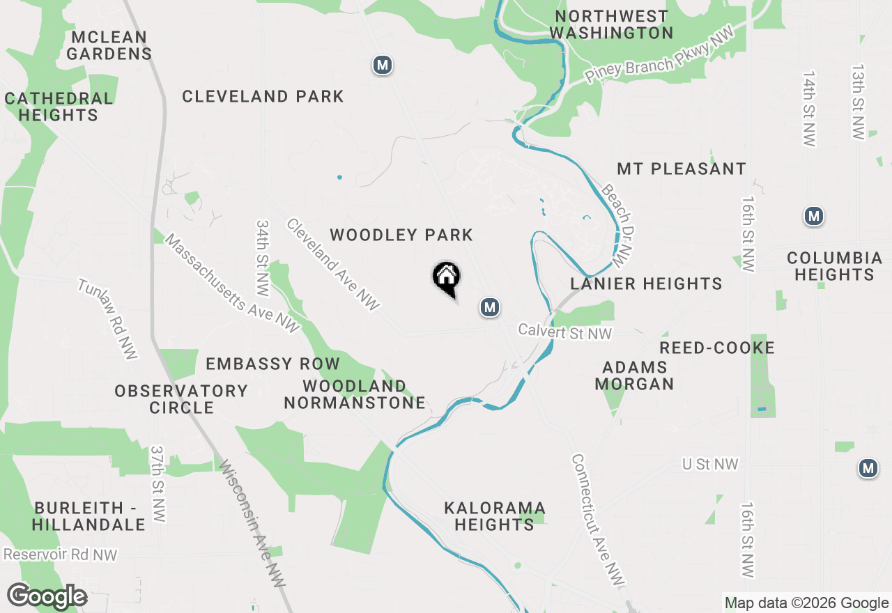Map of 2650 Woodley Road Nw #904, Washington, DC 20008